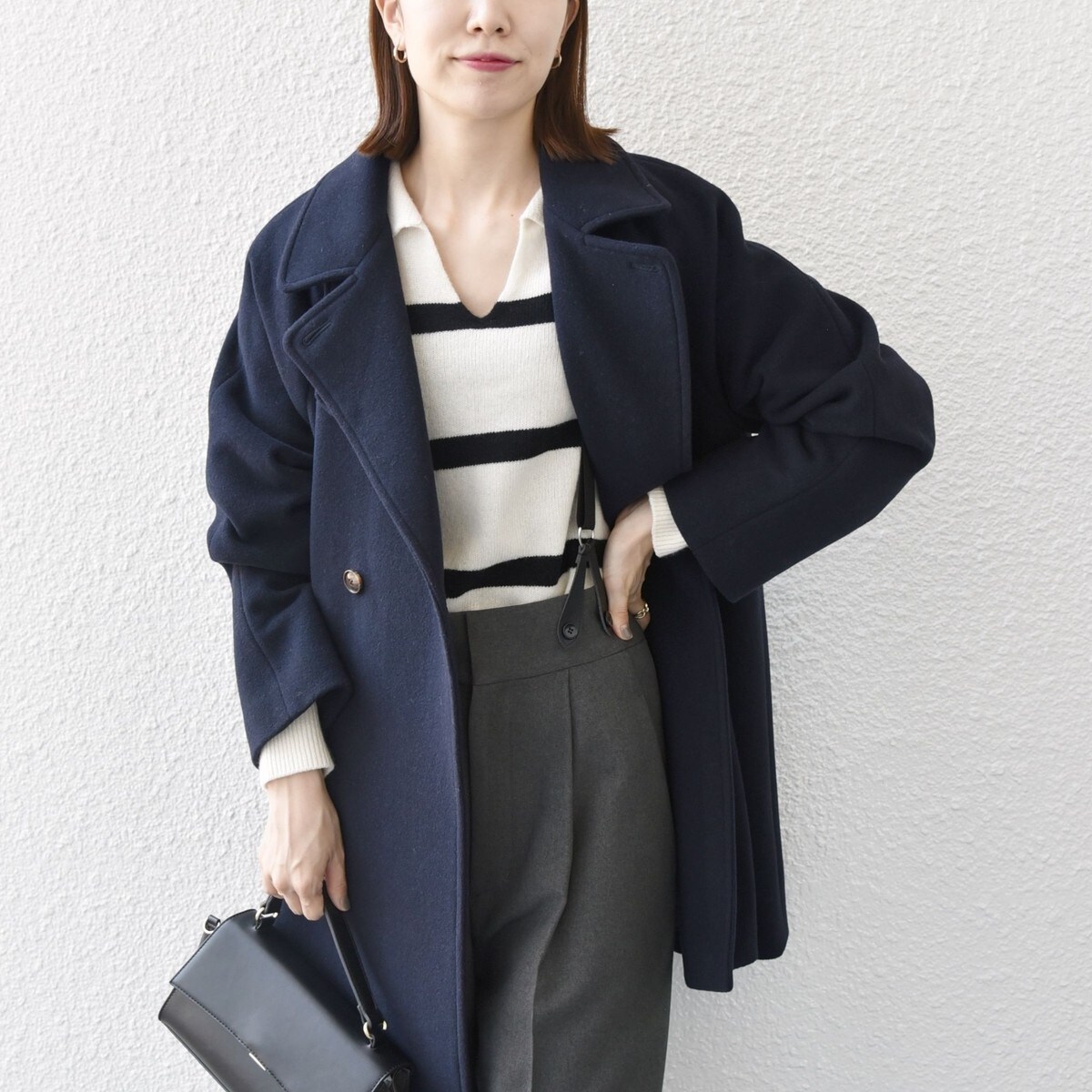 SHIPS any: PONTETORTO スタンド & ダブル カラー コート 2 | シップス