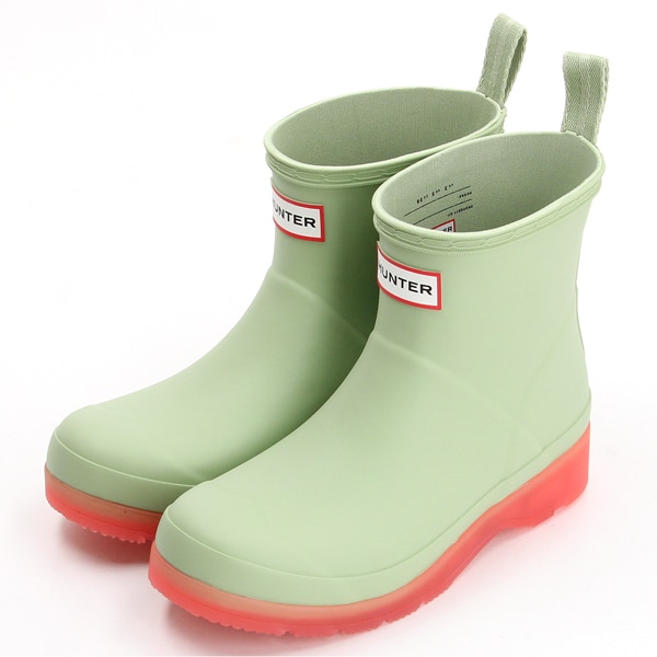 ハンター プレイ ショート トランスルーセント ソール ブーツ