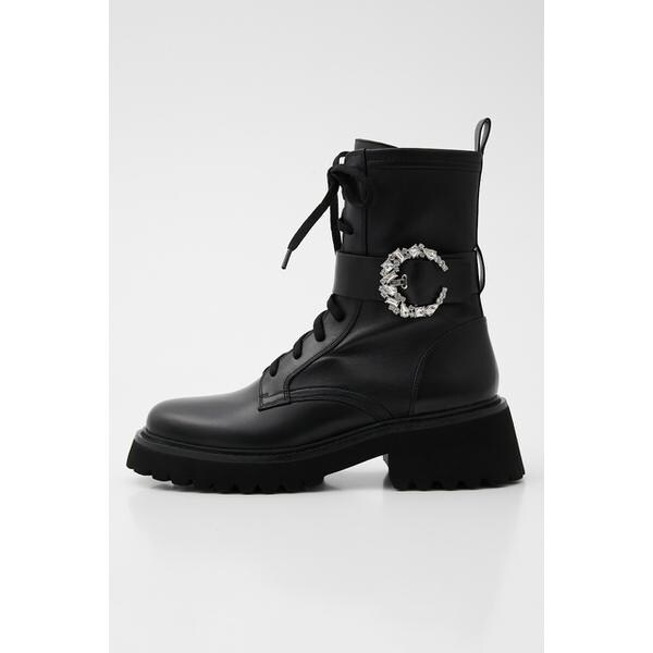 ムーンフラワリーレースアップブーツ | スタッカート(STACCATO