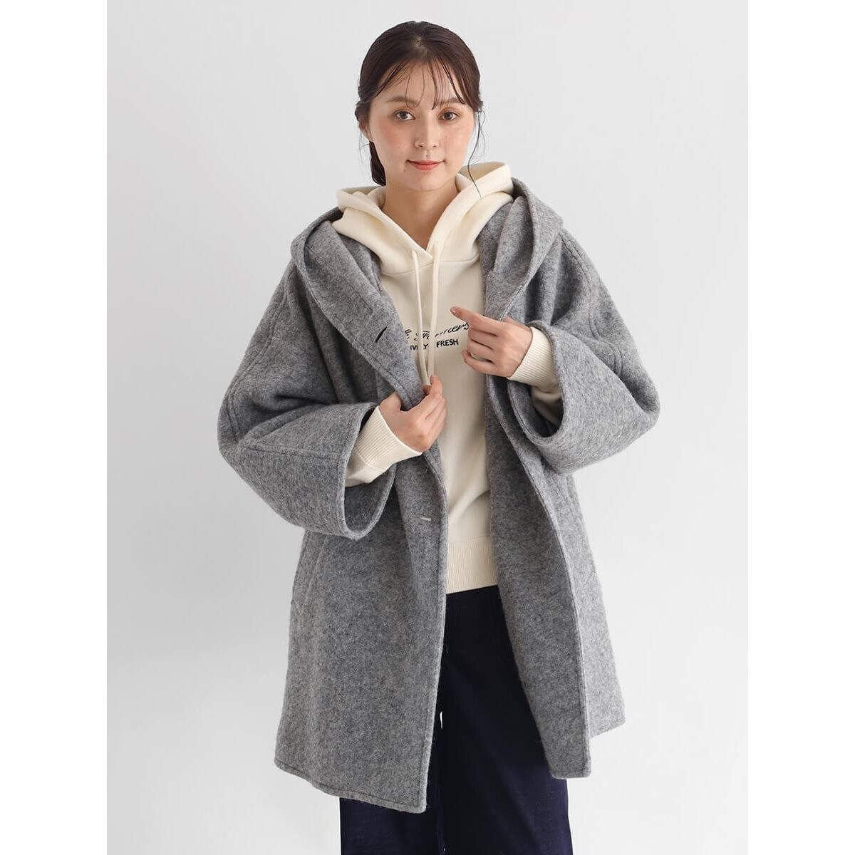 圧縮ウールフードコート | クローブ(CLOVE) | マルイウェブチャネル