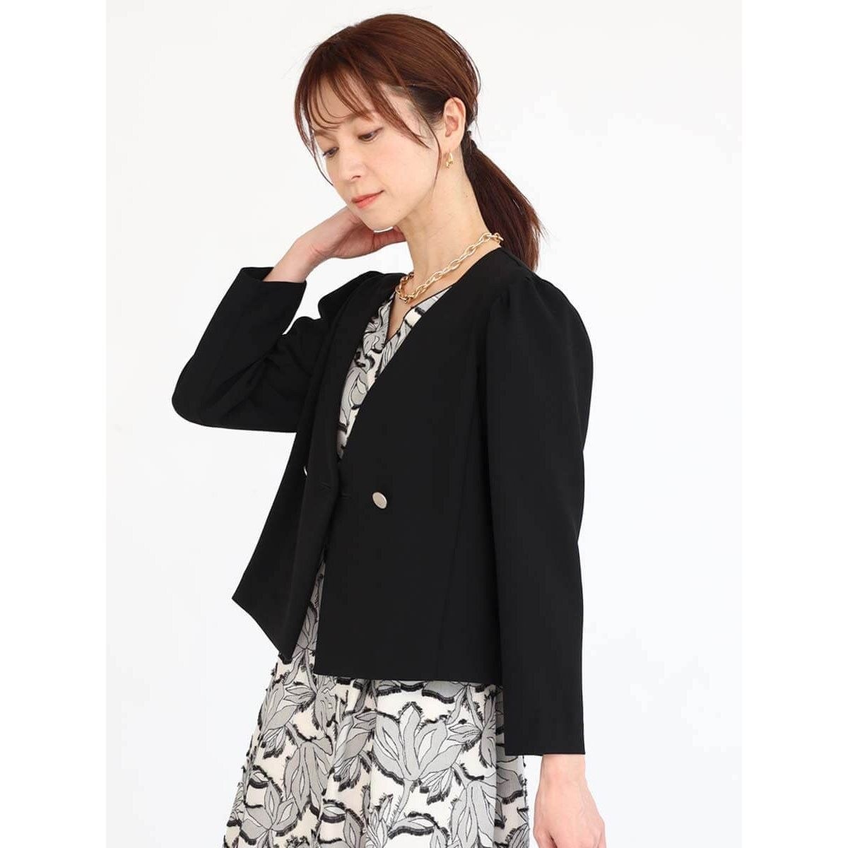 ノーカラーショートジャケット | フェンネル(FENNEL) | マルイウェブ