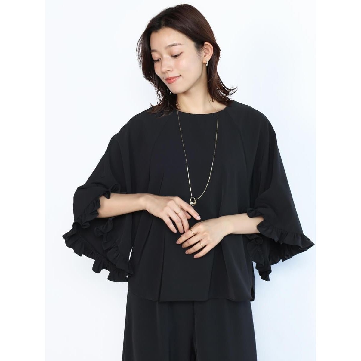 バックリボンタックスリーブブラウス | フェンネル(FENNEL) | マルイ