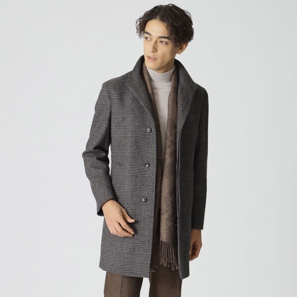 Nikkei magazine掲載】カシミヤ混スタンドカラーコート | ポール