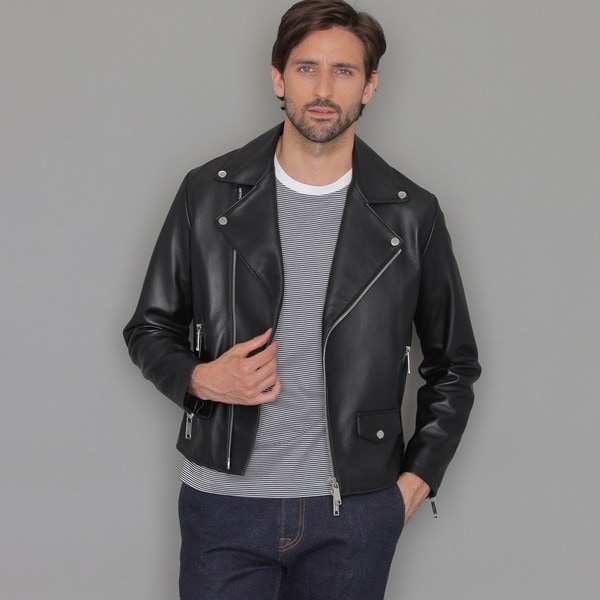 Weather proofed Leather】レザーダブルライダースジャケット