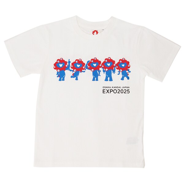 EXPO2025ミャクミャク前後5プリントキッズTシャツ | 2025大阪・関西