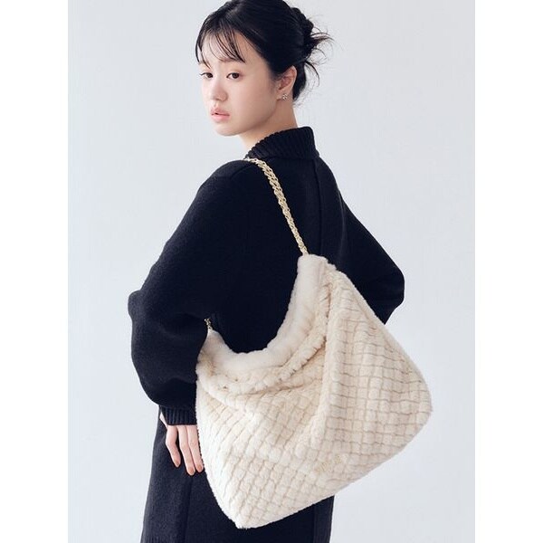 WEB限定カラー】マテリアル巾着バッグ | ファーファー(FURFUR