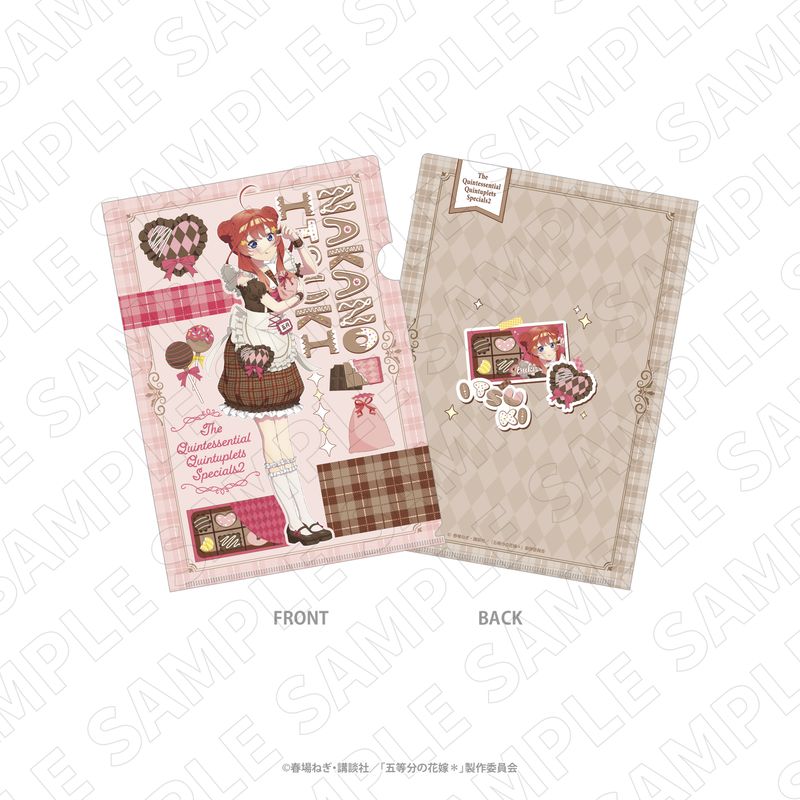 五等分の花嫁*_3 o'clock クリアファイル(二乃) | colleize | マルイ