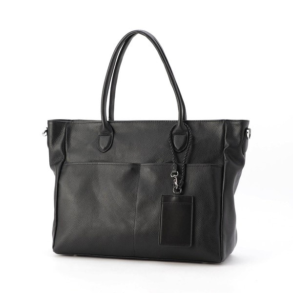 オールドラルフローレン 2way籠バッグ レザー ブラック 自立 オールド