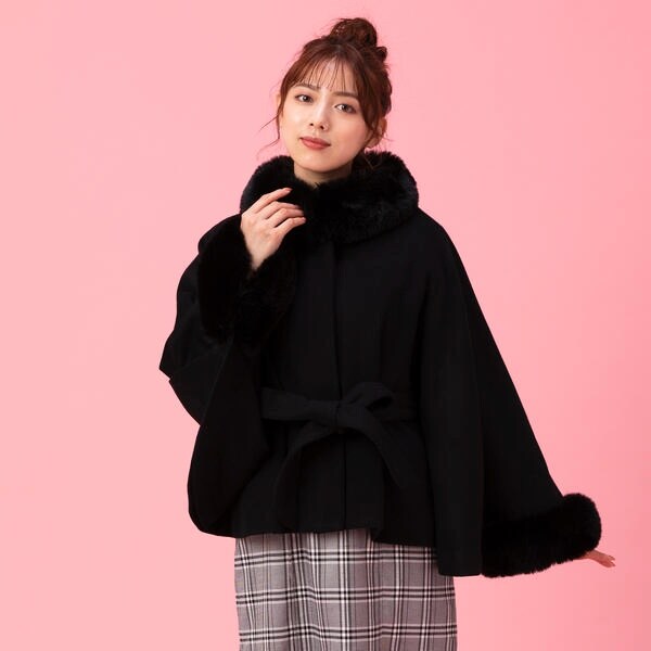 エコファーポンチョコート | ミッシュマッシュ(MISCH MASCH) | マルイ