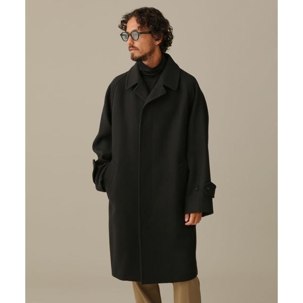 LB.03／SUPER140'Sダブルメルトンバルカラーコート | ナノユニバース