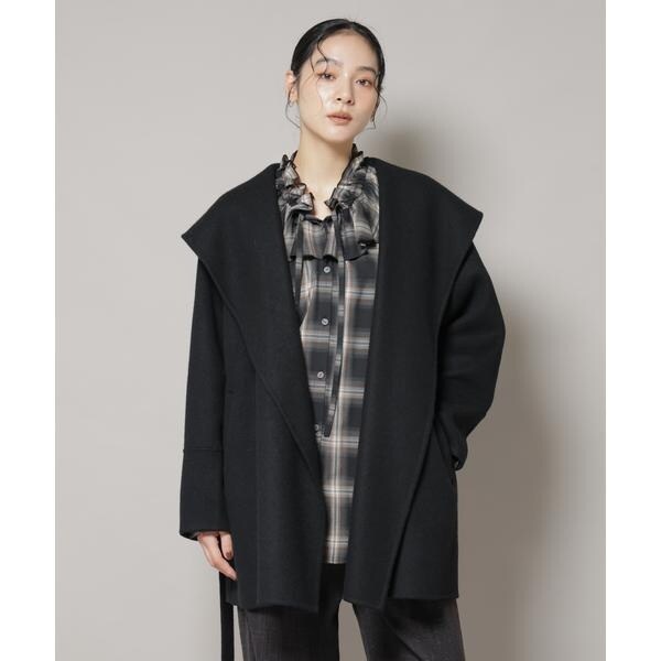 SUPER110blend リバーショールミディコート | ナノユニバース(NANO