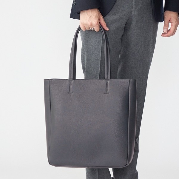 SHIPS: スマート レザー ヴァーティカル トートバッグ | シップス