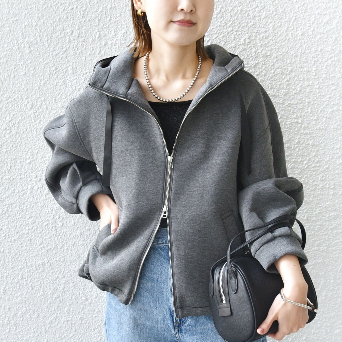 WEB限定】〈手洗い可能〉ダンボール ダブルジップ フーディー 1