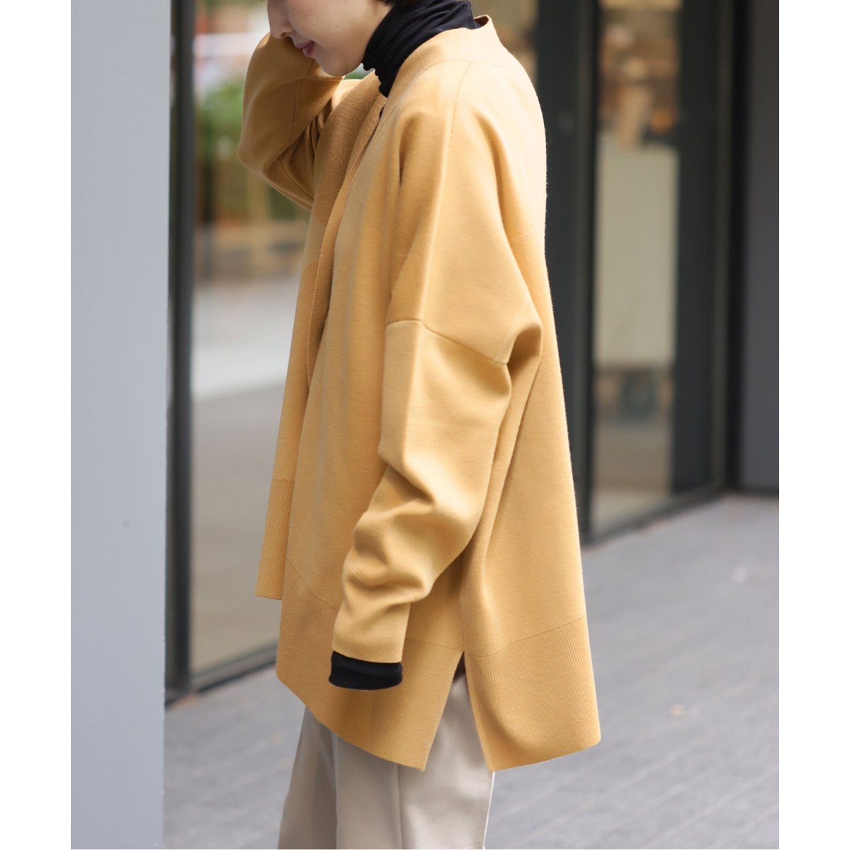 スーパーファインスムースポンチョカーディガン | イエナ(IENA