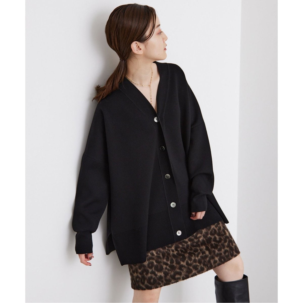 スーパーファインスムースポンチョカーディガン | イエナ(IENA