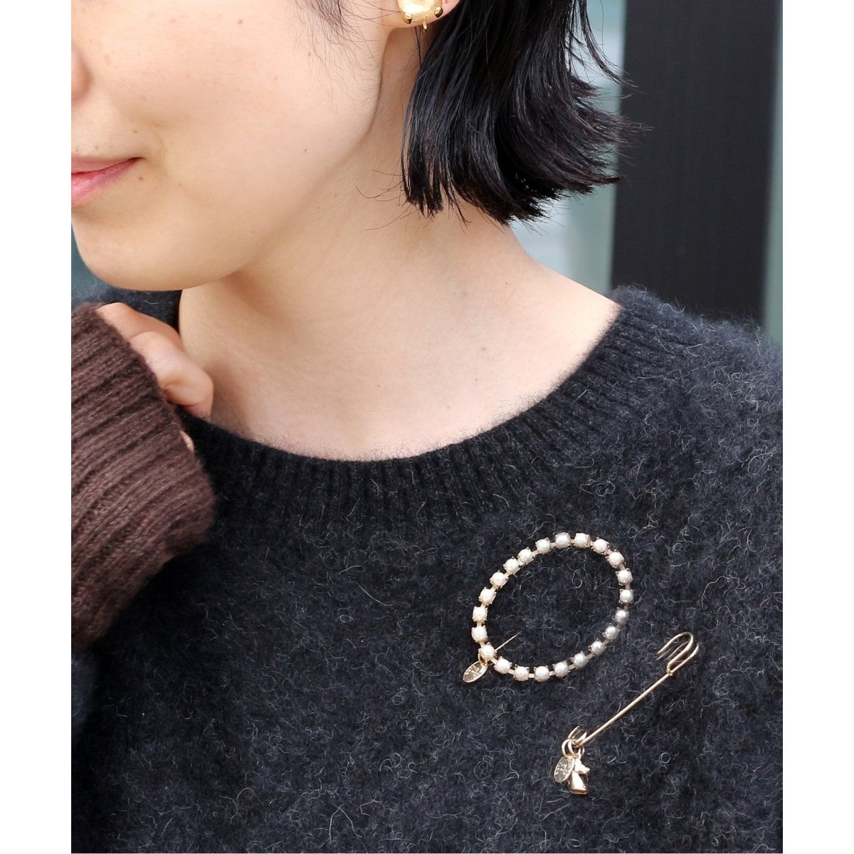 Junco Paris/ジュンコパリ】パールオーバルブローチ | イエナ(IENA