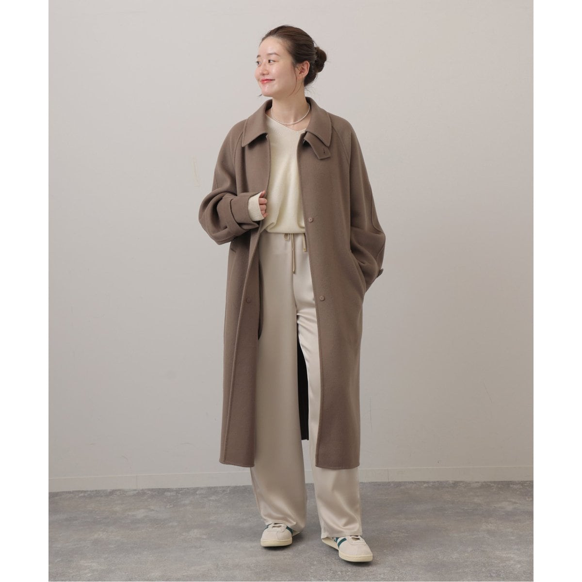 あさっぷ】IENA スーパー160ダブルフェイスフードCT ナチュラル IENA