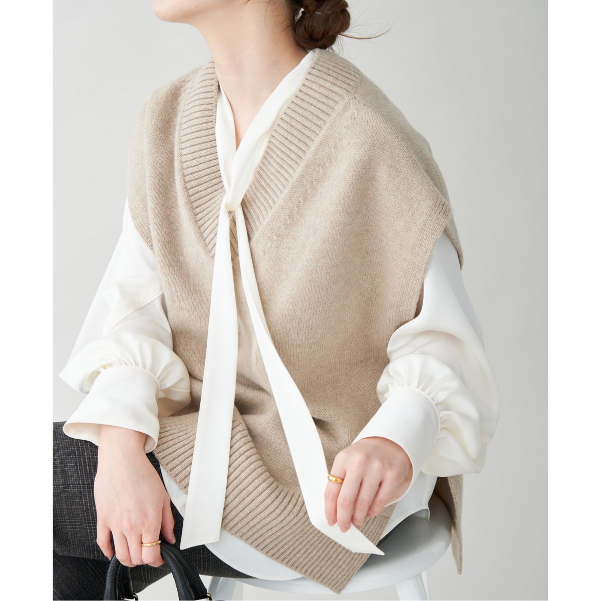 サテン ボウタイ スキッパーブラウス | イエナ(IENA) | マルイウェブ