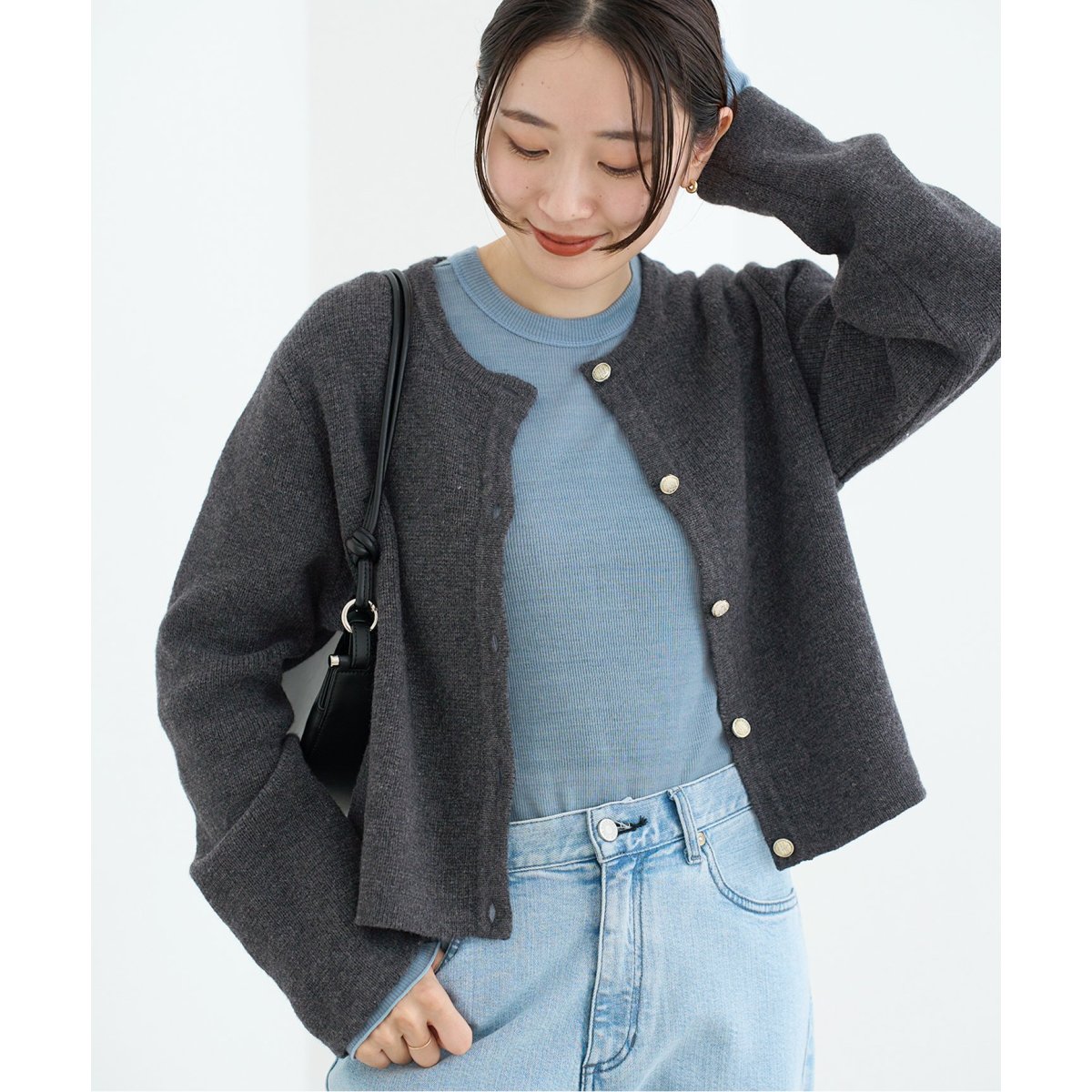 金ボタンニットカーディガン | イエナ(IENA) | マルイウェブチャネル