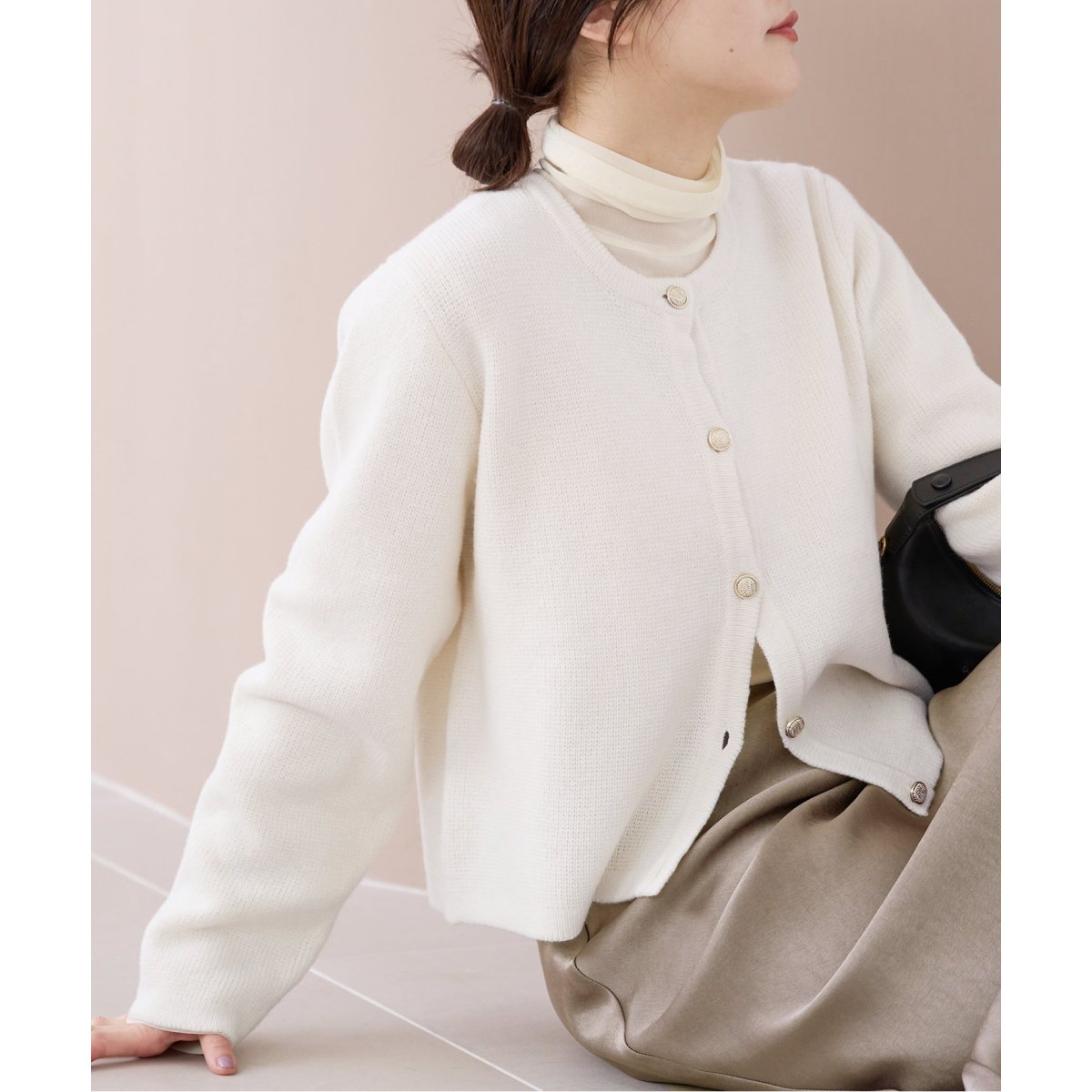 金ボタンニットカーディガン | イエナ(IENA) | マルイウェブチャネル