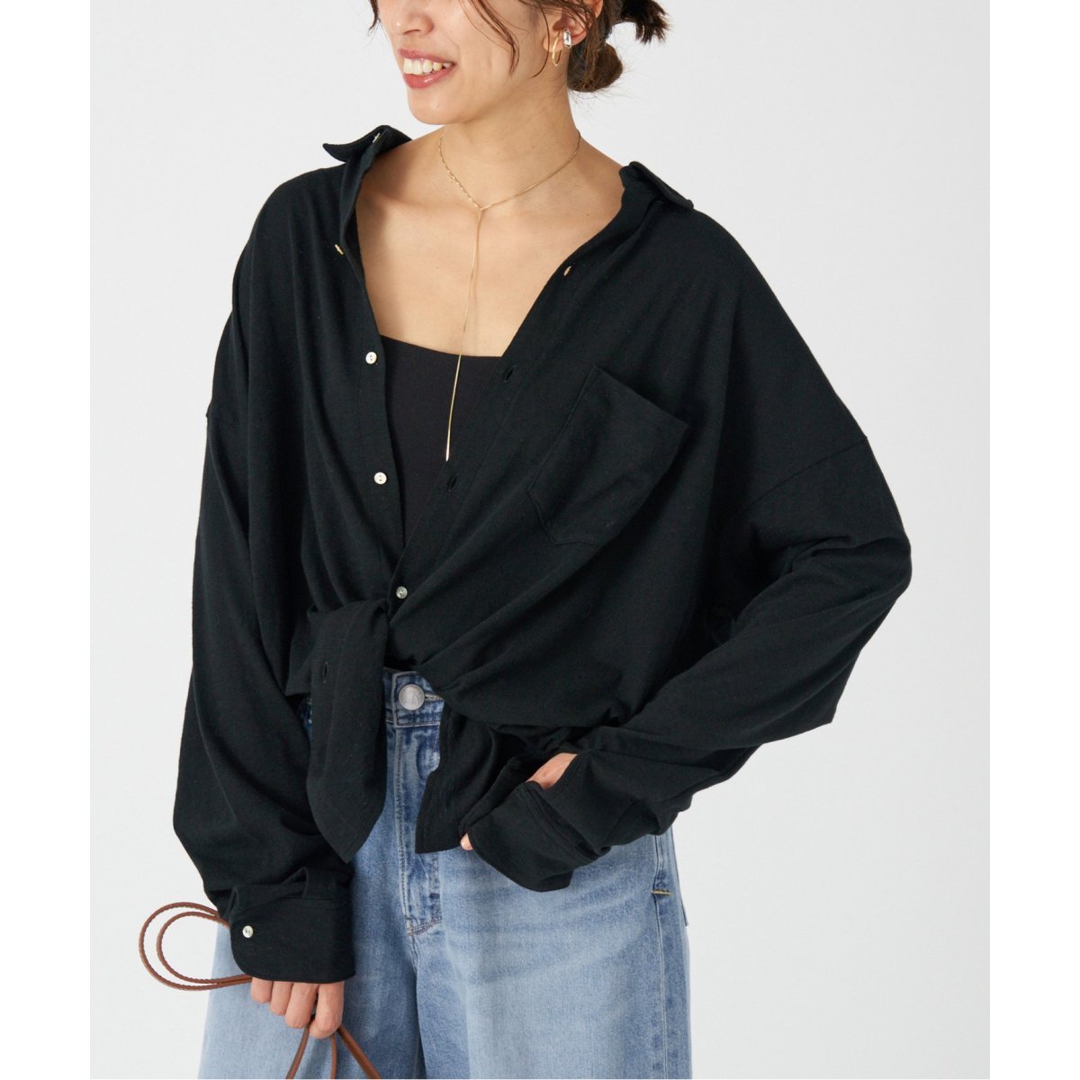 ONIT/オニット ROUGH COTTON OVER SH オーバーサイズシャツ | イエナ