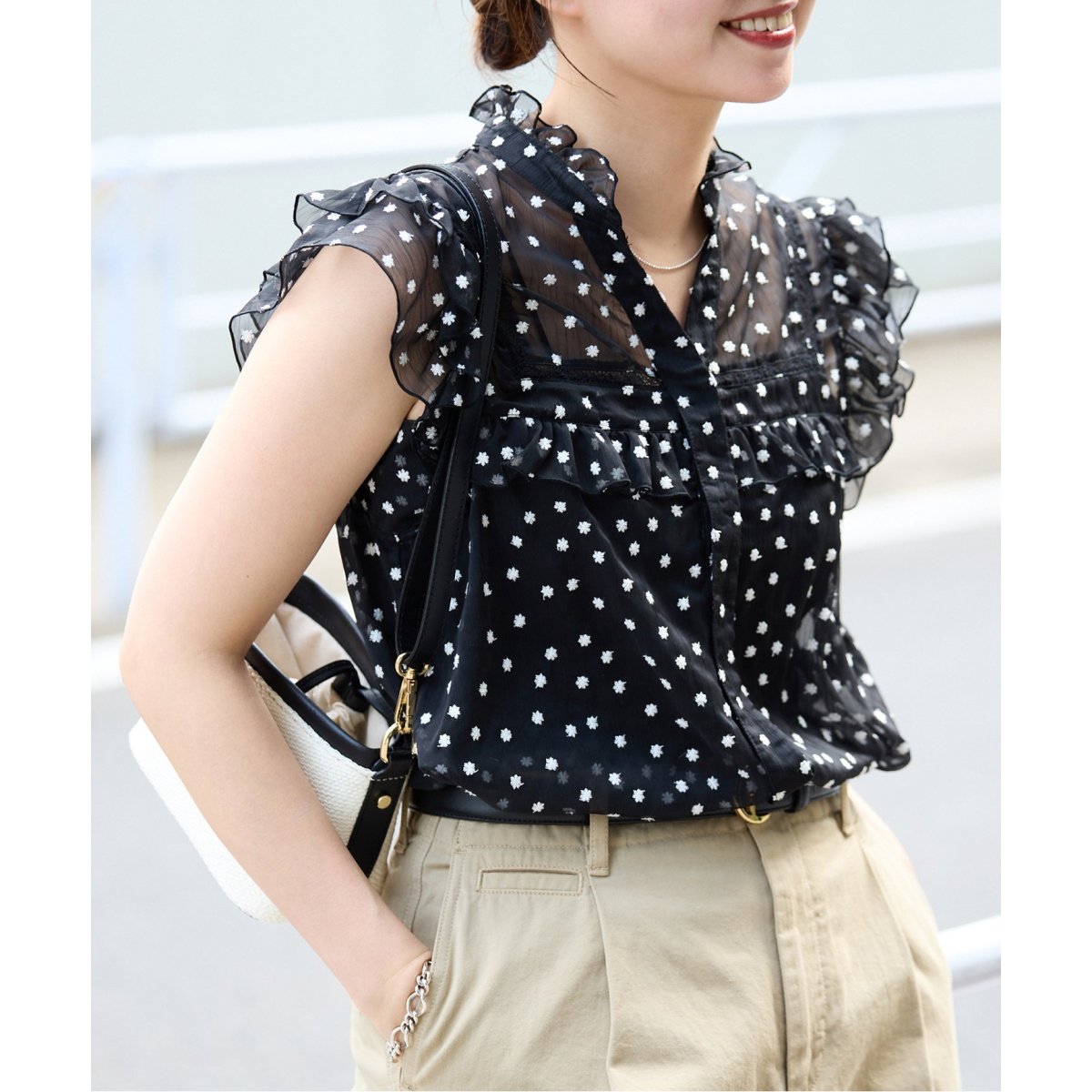 楊柳フリルピンタックフレンチ ブラウス | イエナ(IENA) | マルイ