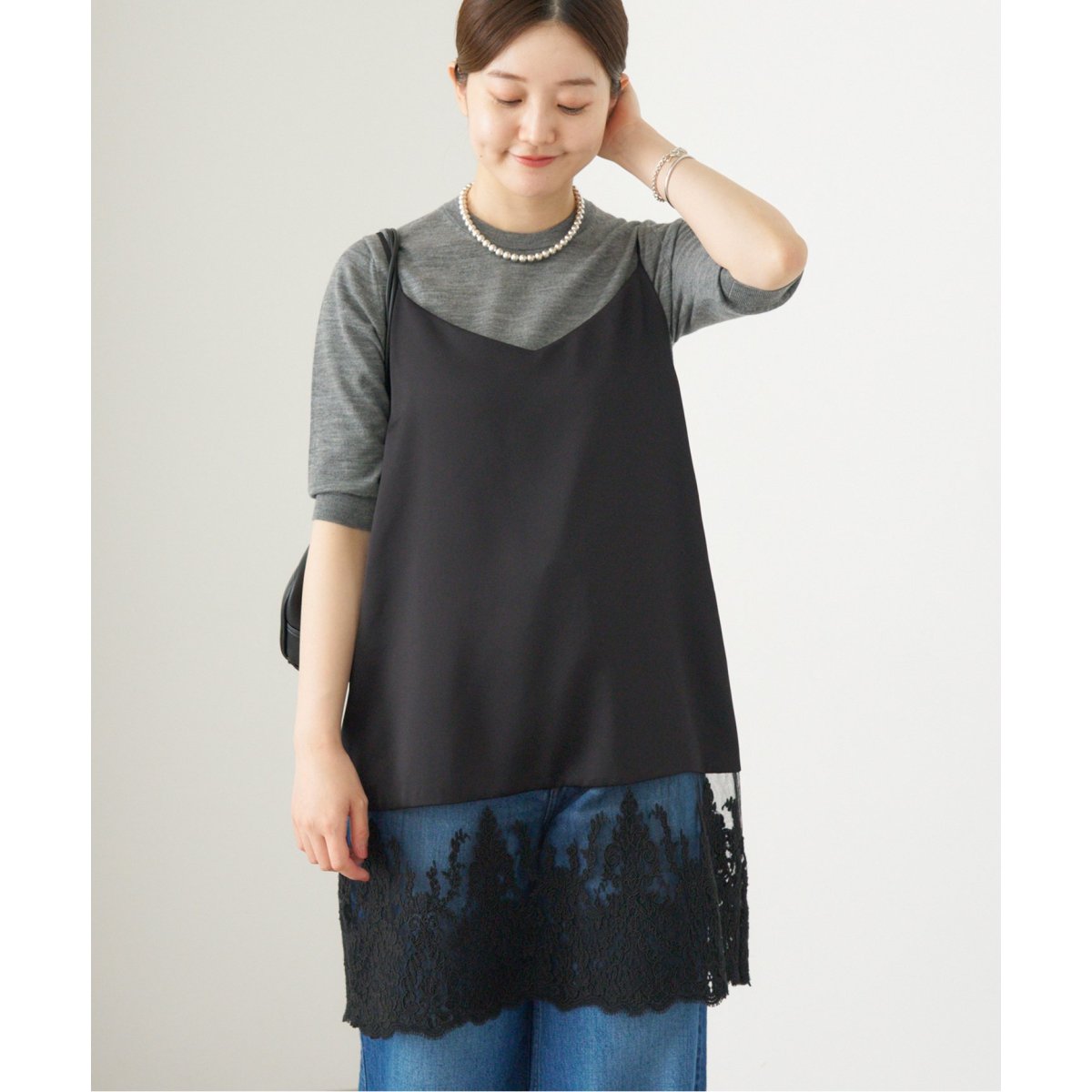 Satinレース キャミソールワンピース | イエナ(IENA) | マルイウェブ