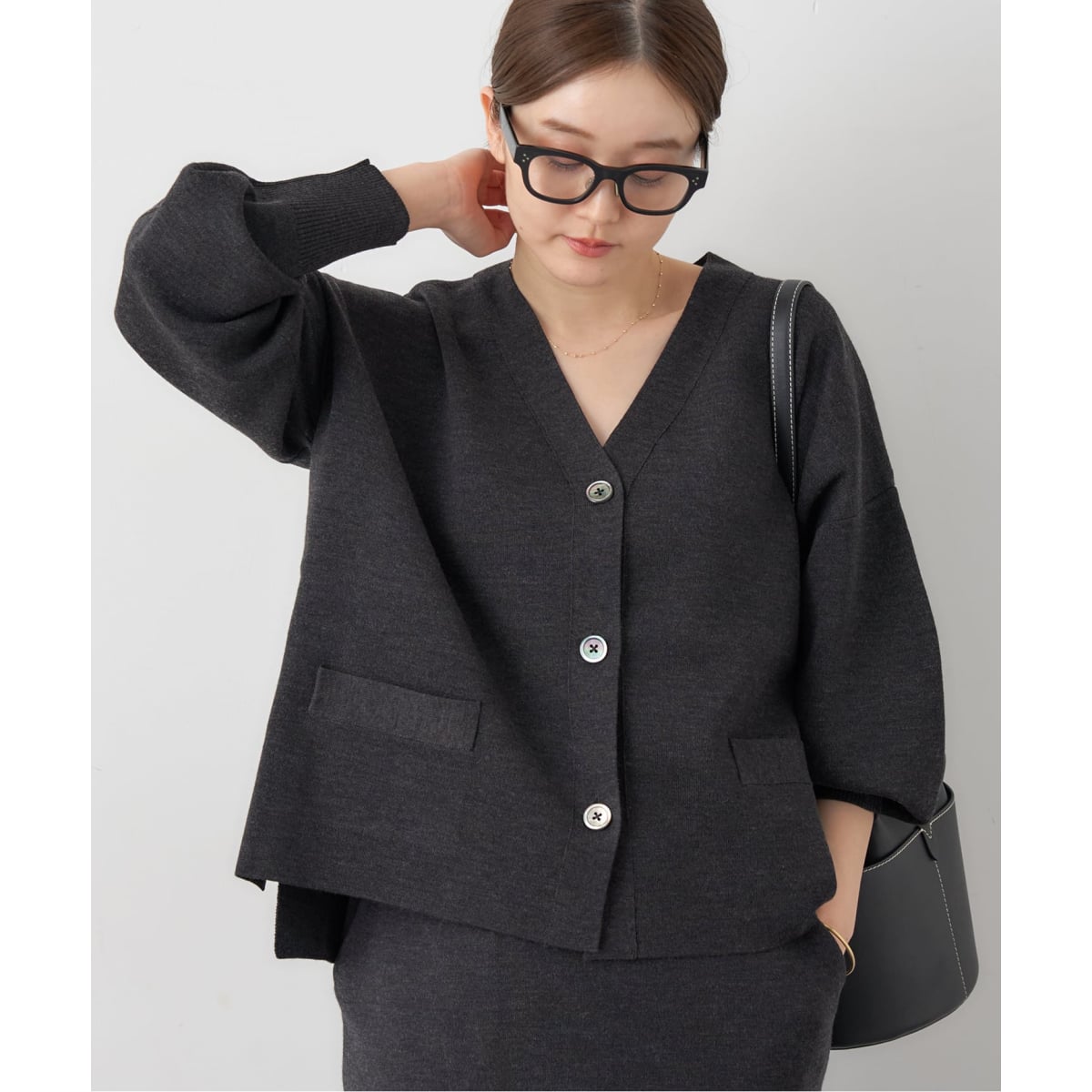 追加3》スーパーファインスムース ショートカーディガン | イエナ(IENA