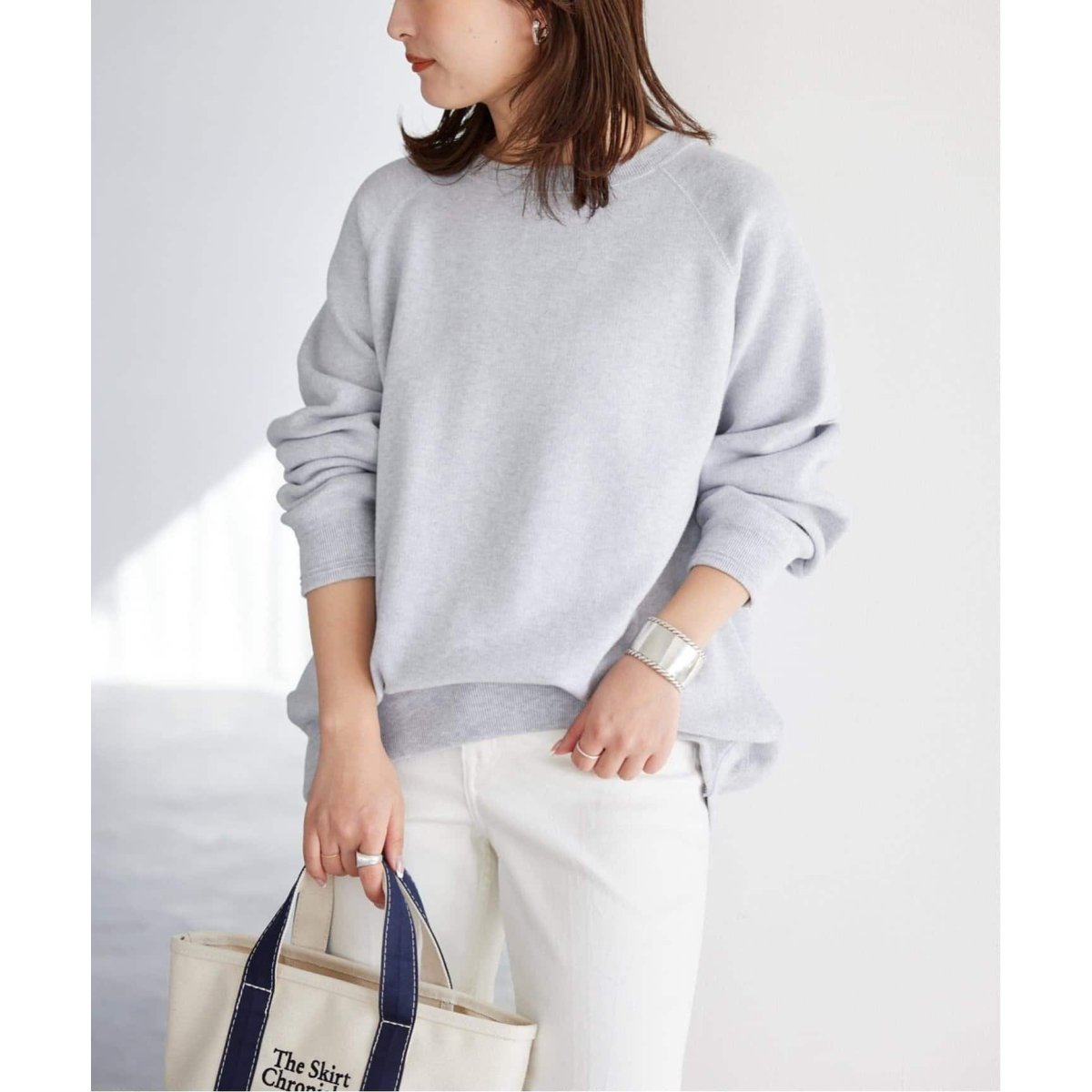 WEB限定/追加2》スムースオーバーニット | スローブ イエナ(SLOBE IENA