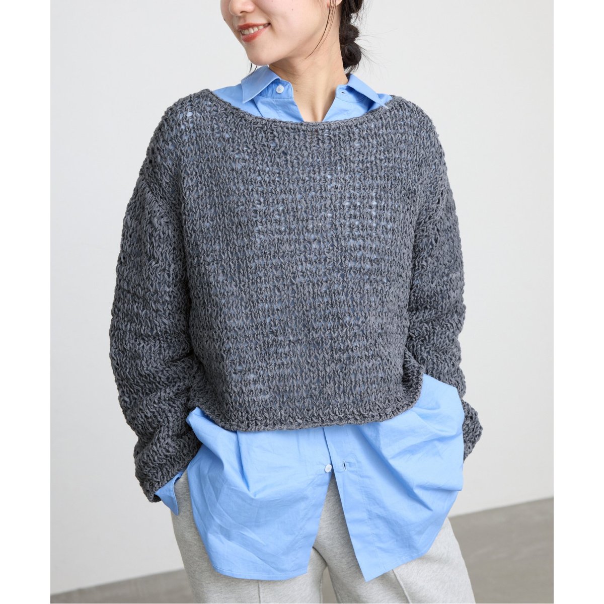 ラッセルヤーンショートニット | スローブ イエナ(SLOBE IENA