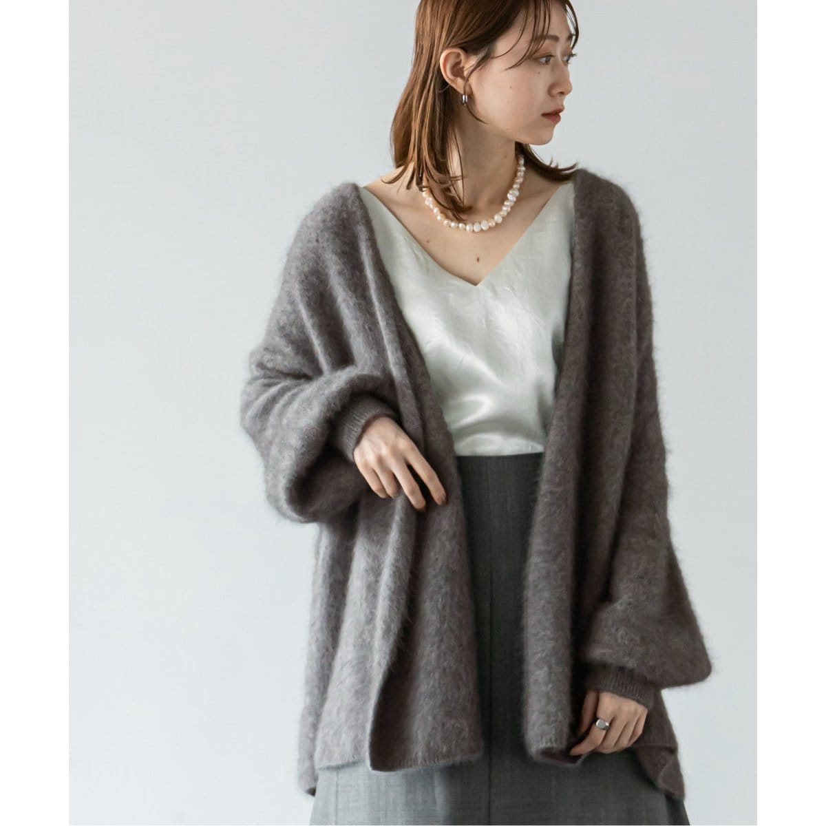 追加3》ファーニットパフカーディガン | ノーブル(Noble) | マルイ