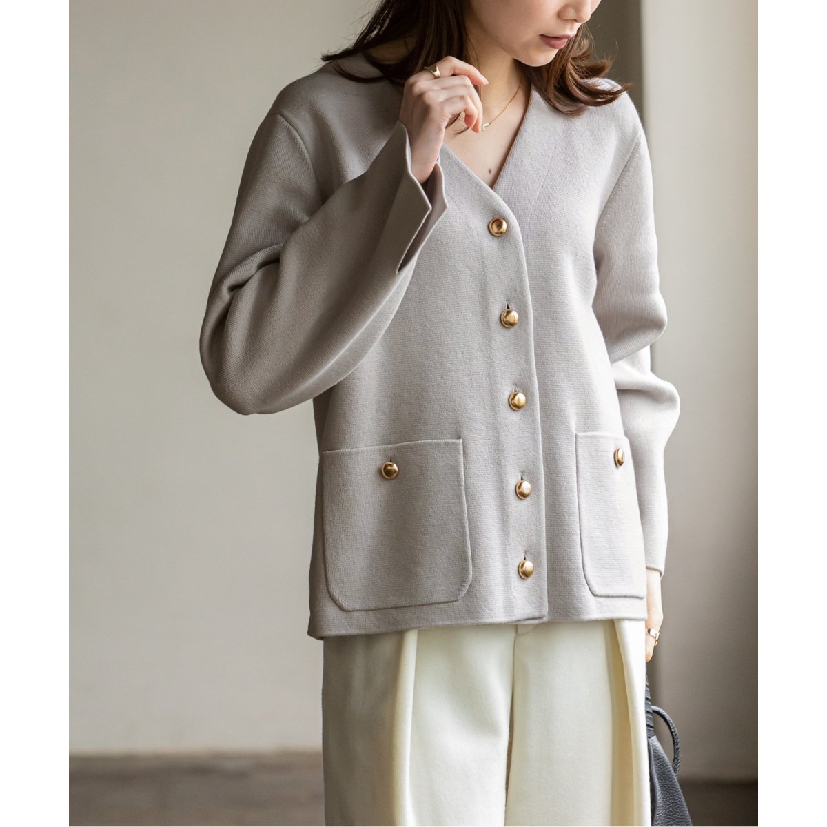 NEWミラノリブジャケットカーディガン | ノーブル(Noble) | マルイ