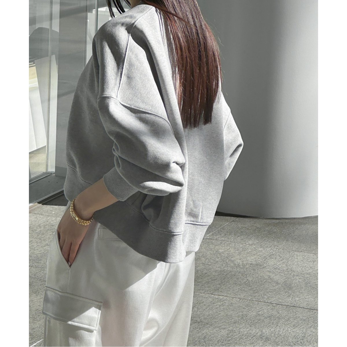 追加》ボリュームスリーブショートプルオーバー | ノーブル(Noble