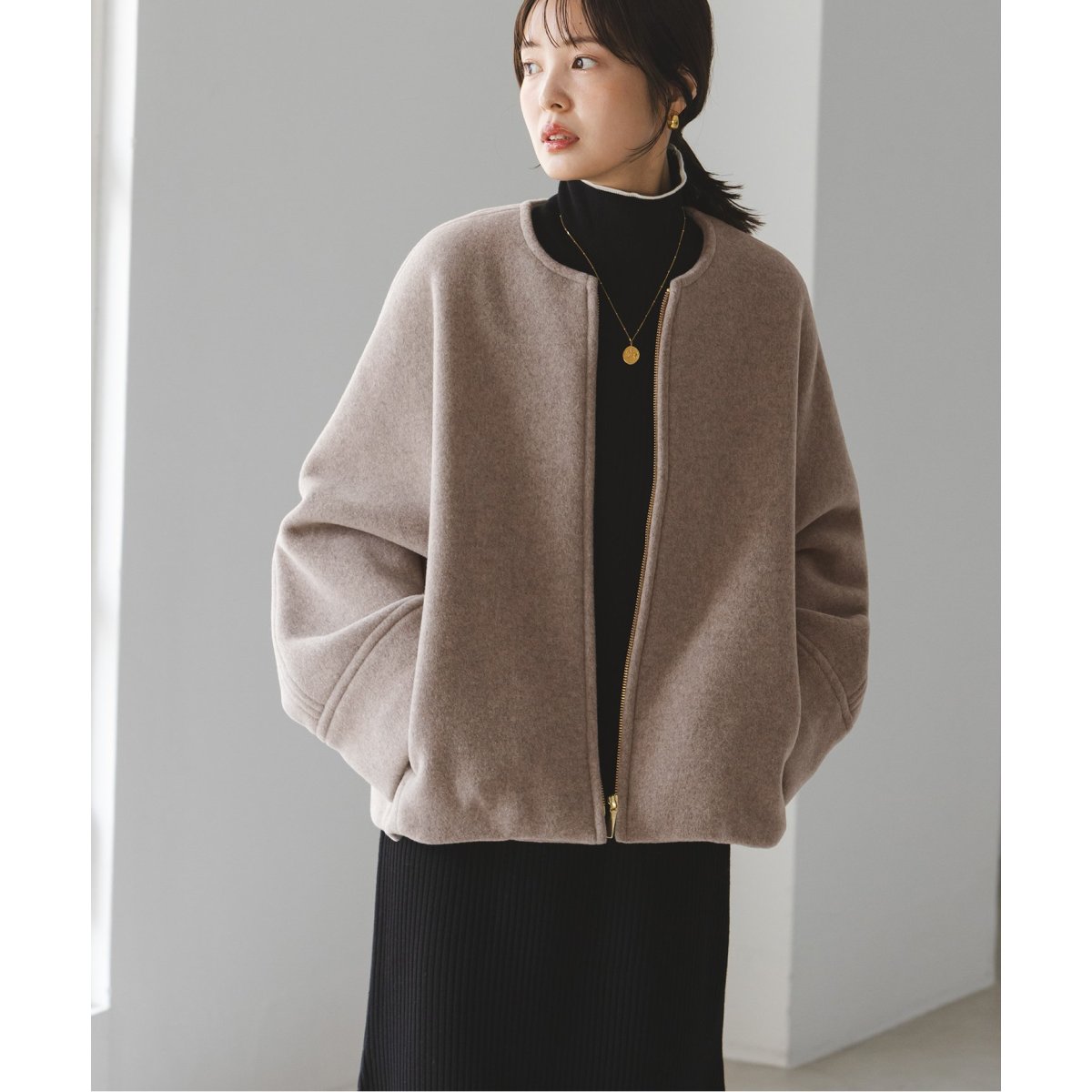 MTRショートケープブルゾン | ノーブル(Noble) | マルイウェブチャネル