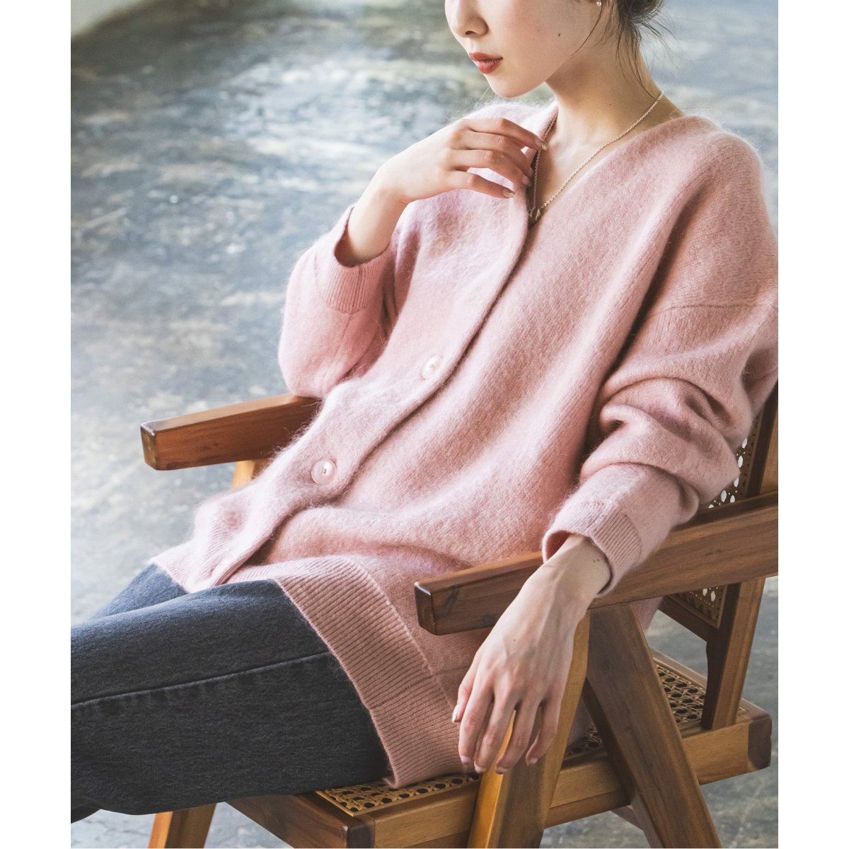 追加》モヘヤ接結ロングカーディガン | ノーブル(Noble) | マルイ