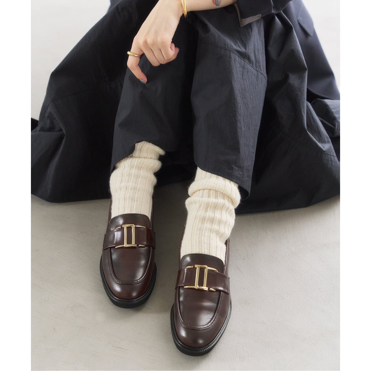 追加》レザーメタルモチーフローファー | ルタロン(LE TALON) | マルイ