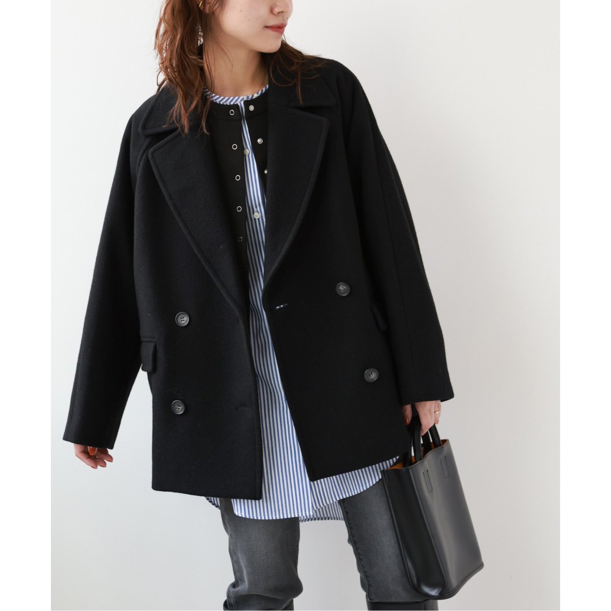 □尾州ウールショートPコート | ジャーナルスタンダード レリューム