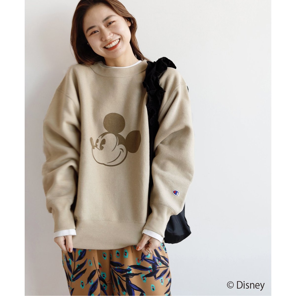 別注【CHAMPION】*RELUME REVERSE WEAVE＜ミッキー＞スウェット
