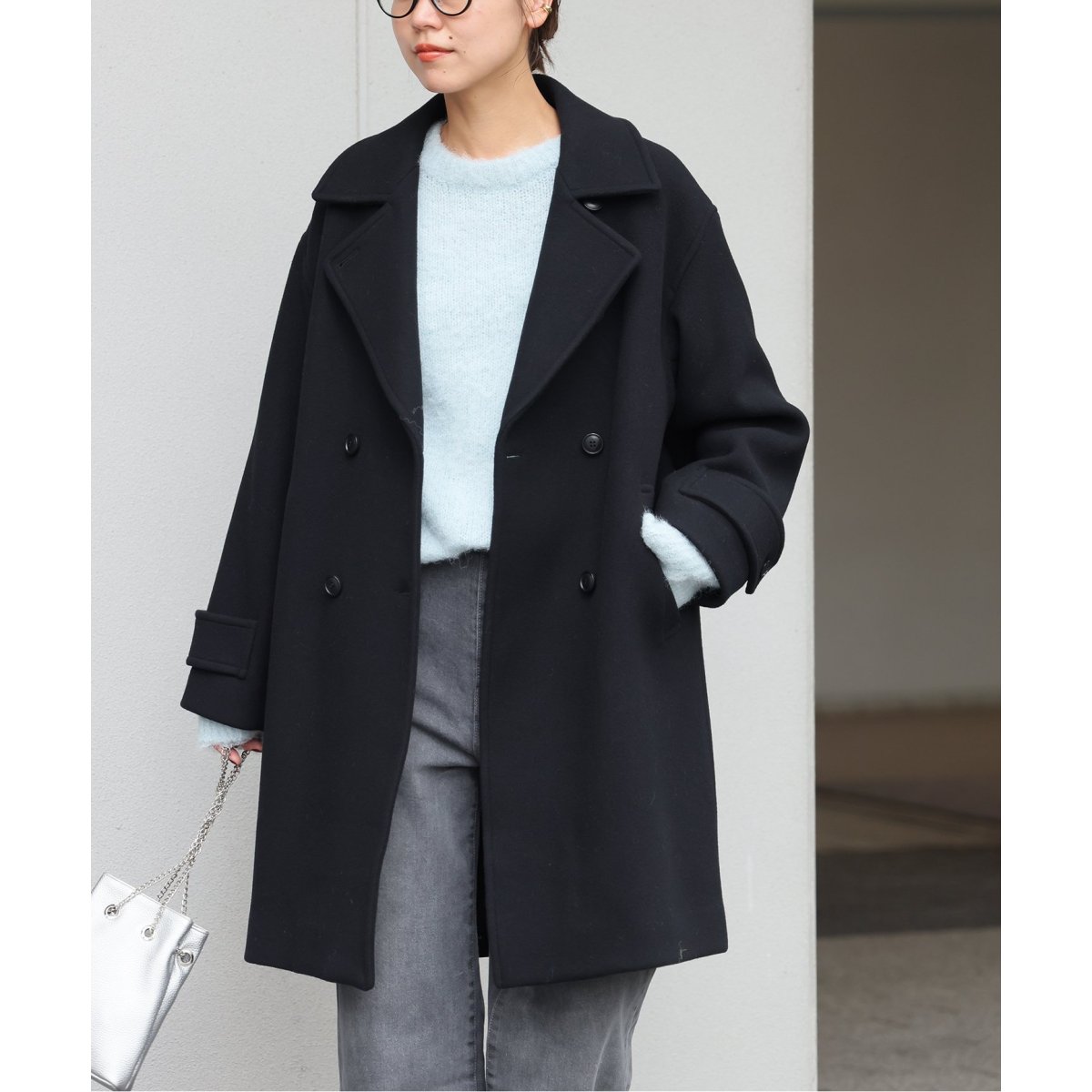 ピュアラムロングコクーンコート | ジャーナルスタンダード レリューム