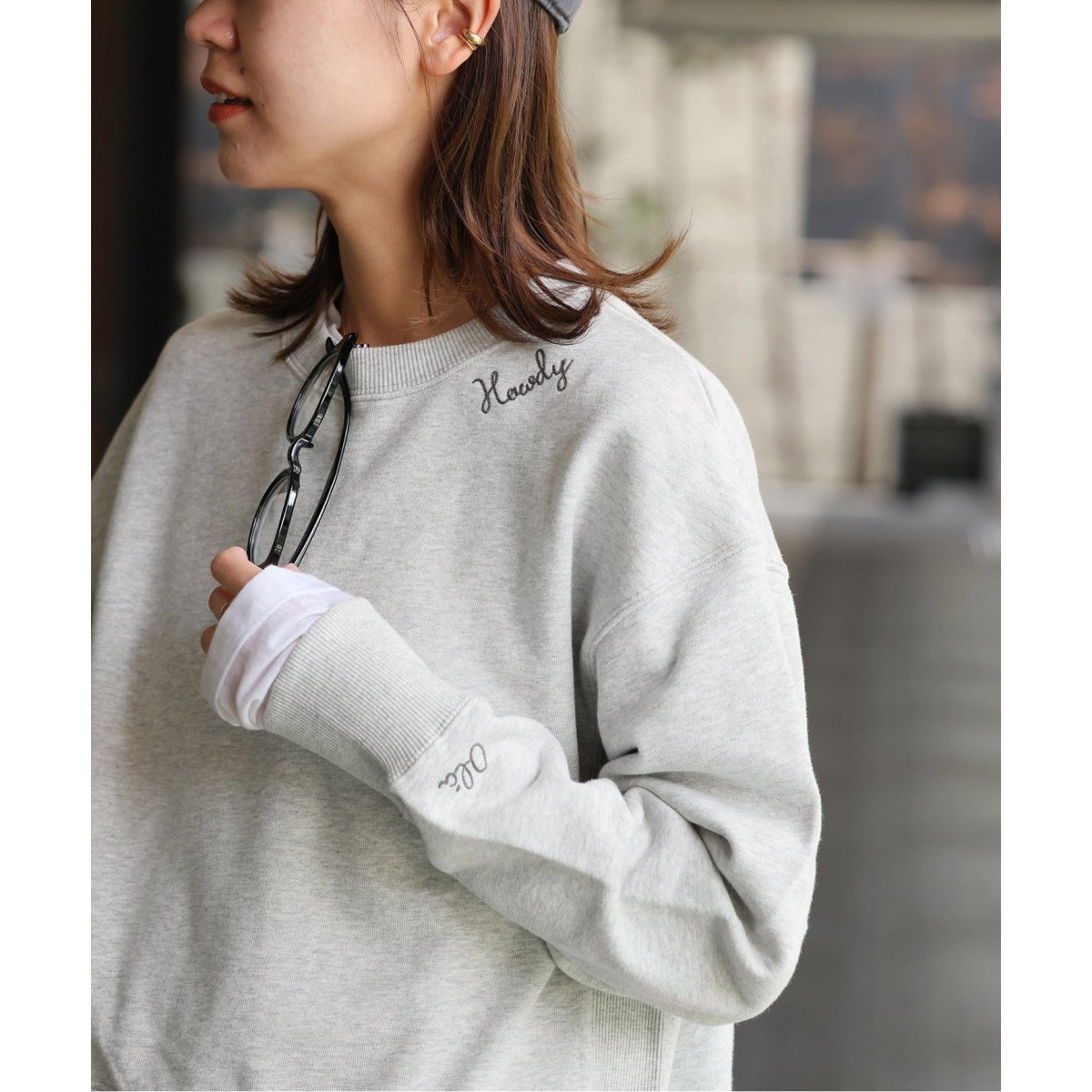 追加》刺繍ロゴスウェット | ジャーナルスタンダード レリューム