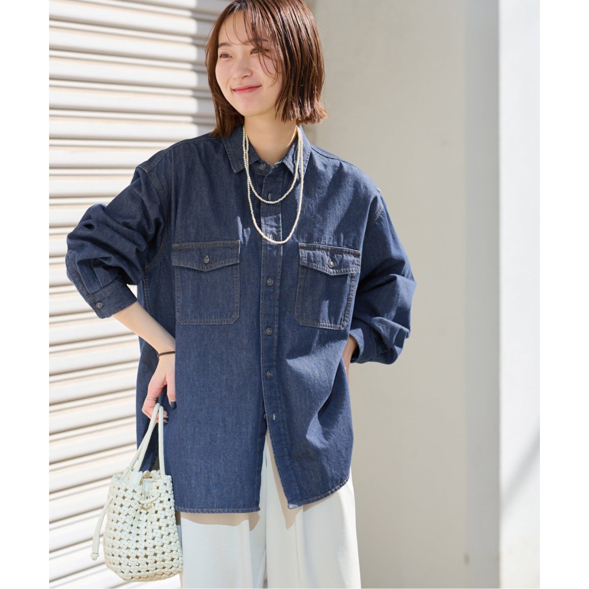 追加4》9oz C/Rデニムワークシャツ | ジャーナルスタンダード