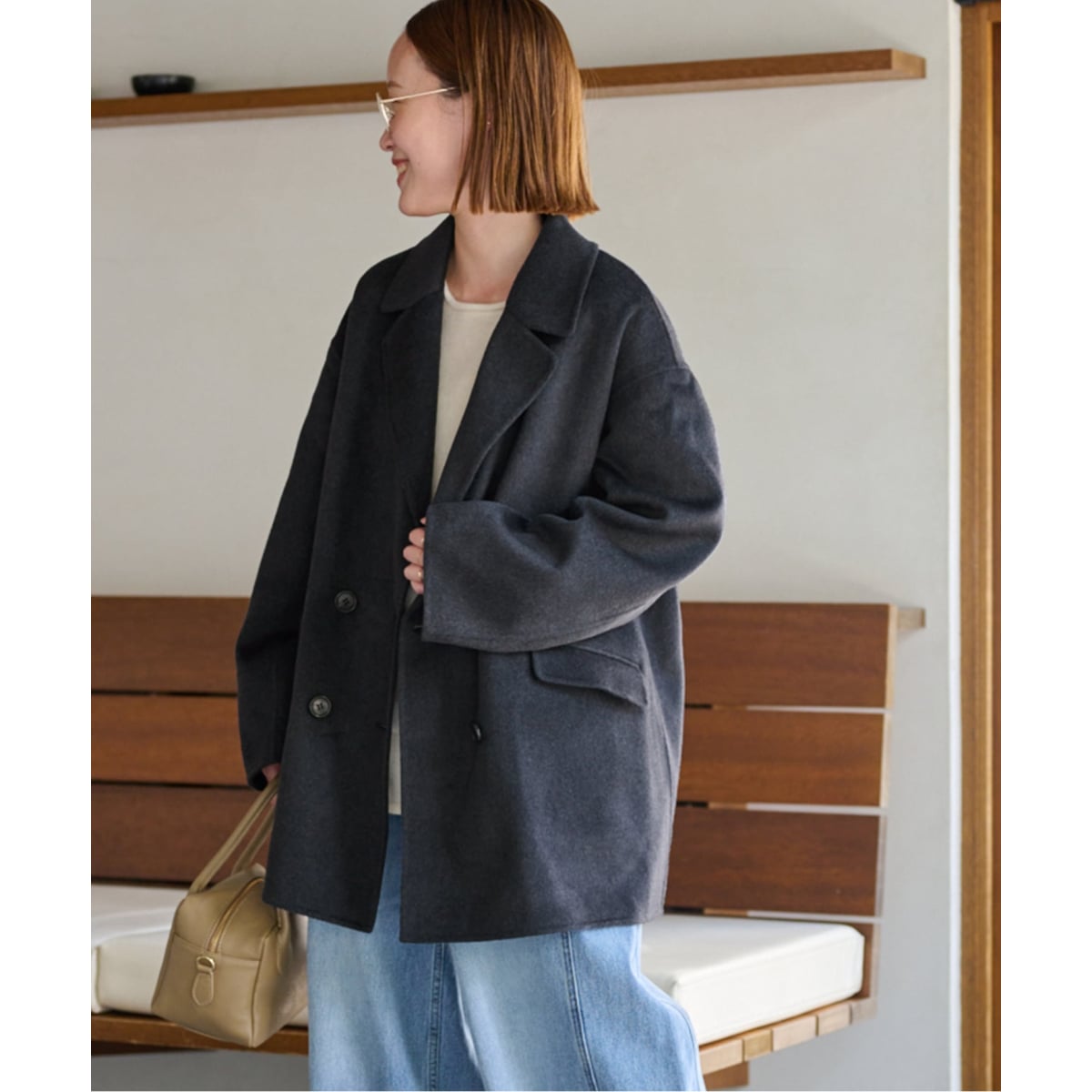 ウールカシミヤテーラードコート | ジャーナルスタンダード レリューム