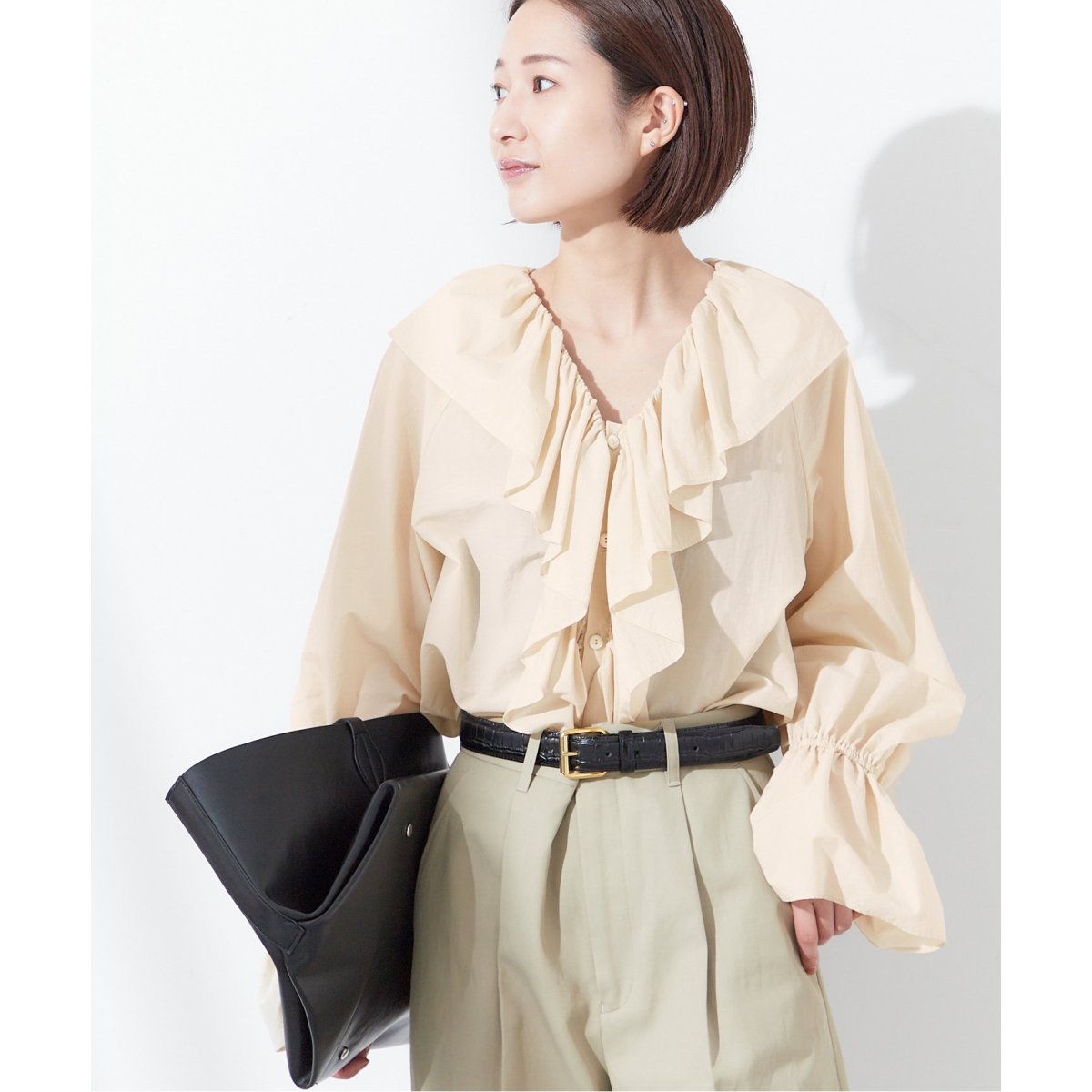 フリルカラーブラウス | ジャーナルスタンダード レサージュ(journal