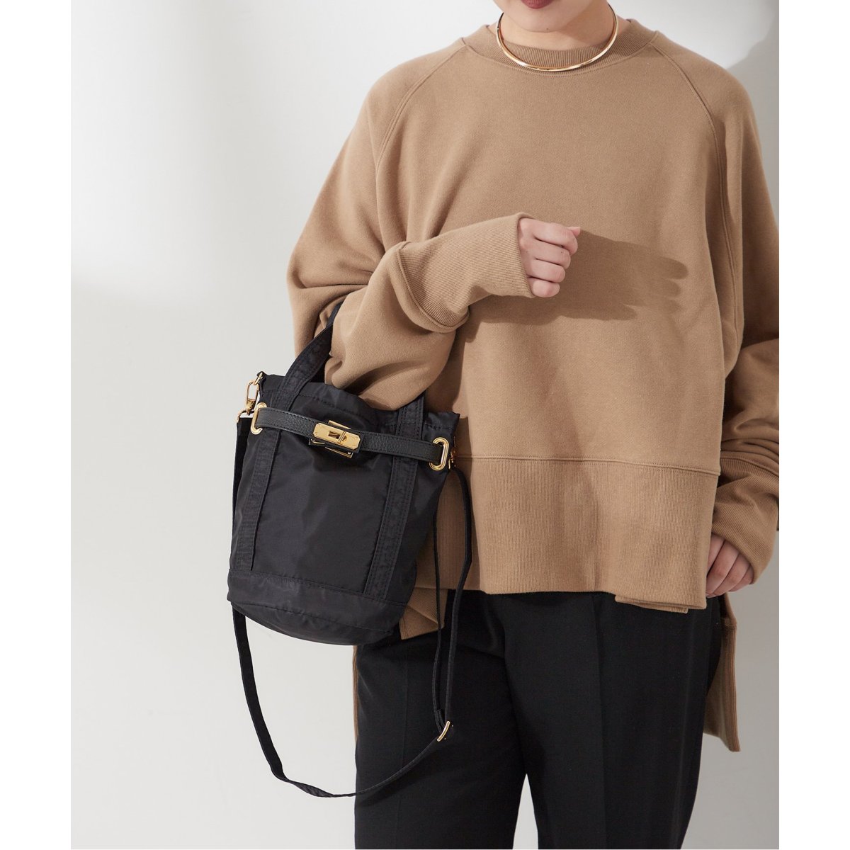 別注》【SITA PARANTICA/シータパランティカ】ナイロン バケツバッグ