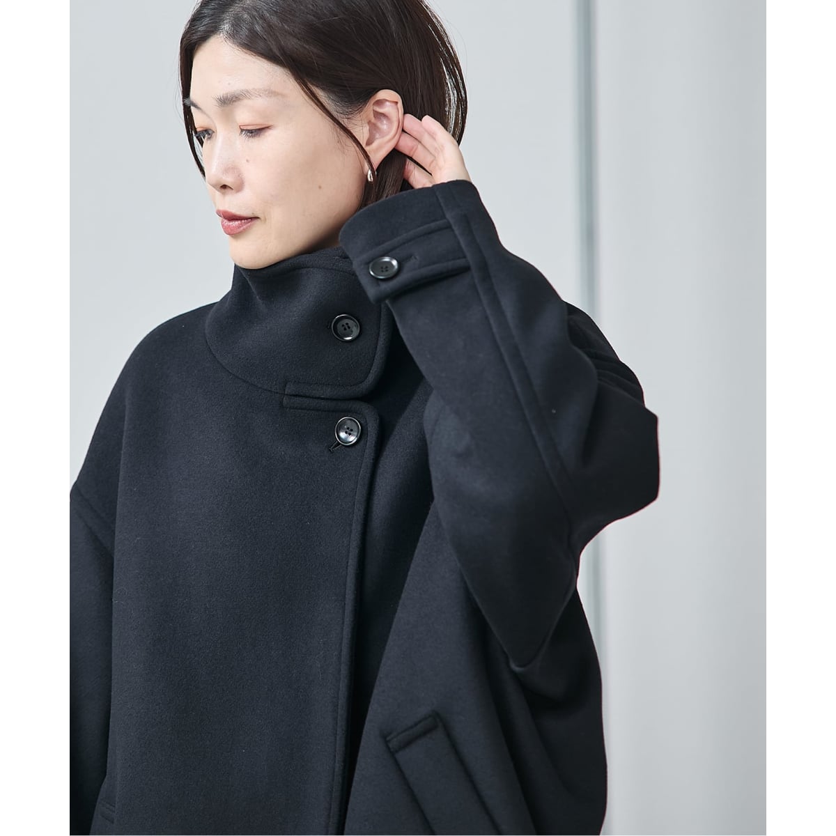 追加3》MANTECO/TWEEDスタンドショートコート | ジャーナル