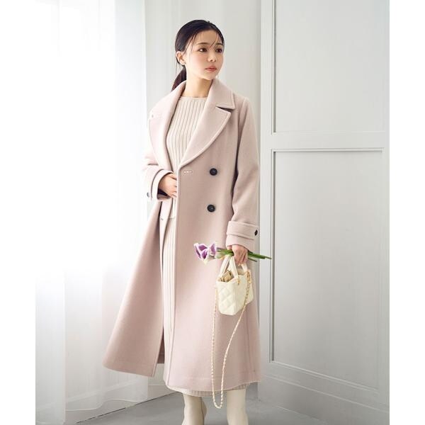 ビッグカラーダブルチェスターコート23AW | ナチュラルビューティー