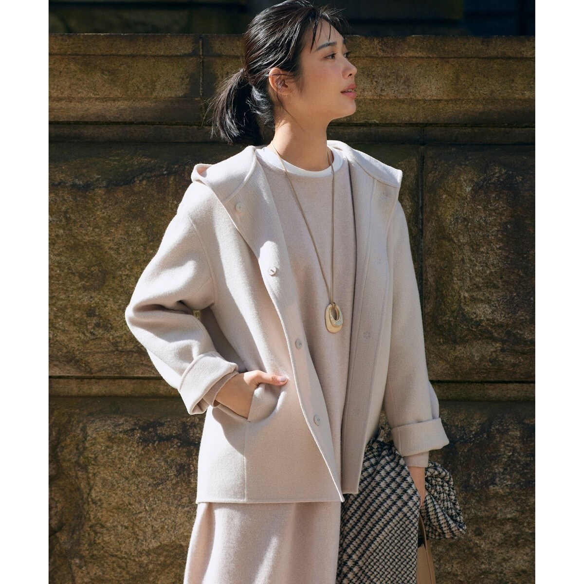 一部店舗限定】プルーフメルトン リバー ショートコート | 23区(23KU