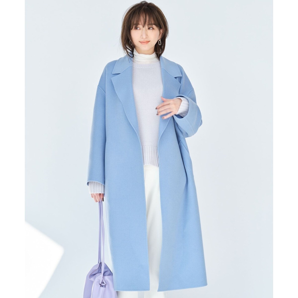 otonaMUSE掲載】MANTECOリバー ロング コート | 23区(23KU) | マルイ