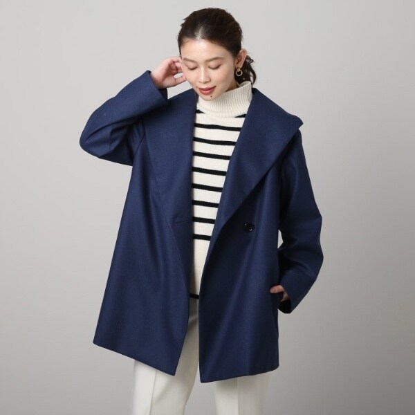 ネオカレッジフラノ ビッグショールコート | アンタイトル(UNTITLED