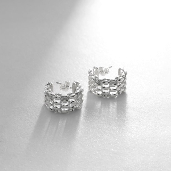 シルバー ハギーフープ マーキスピアス GP | ココシュニック オン